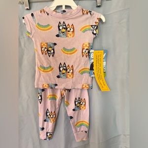 NEW Bluey of 2 pcs 18 months for sensitive skin